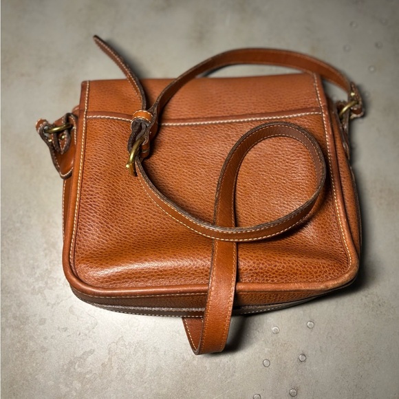 Coach Sheridan Mayfield Brown Pebbled‎ Leather Crossbody Bag - Picture 7 of 14